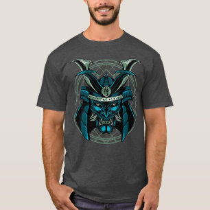 Samurai Warrior Bushido Oni Masask Monster Japanis T-Shirt