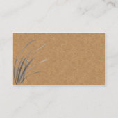 Samurai Warrior Business Visitenkarte (Rückseite)