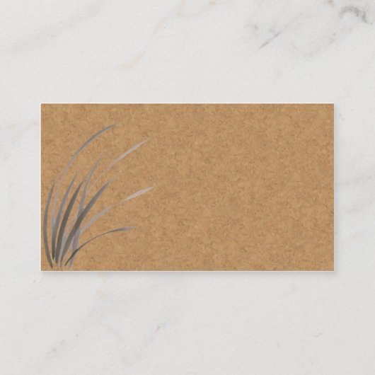 Samurai Warrior Business Visitenkarte (Rückseite)