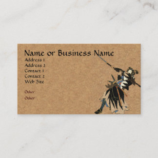 Samurai Warrior Business Visitenkarte
