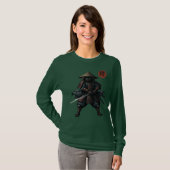Samurai Warrior Cat T-Shirt (Vorne ganz)