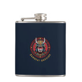 Samurai Warrior Flask Flachmann (Vorderseite)