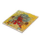 Samurai Warrior Fliese (Seite)