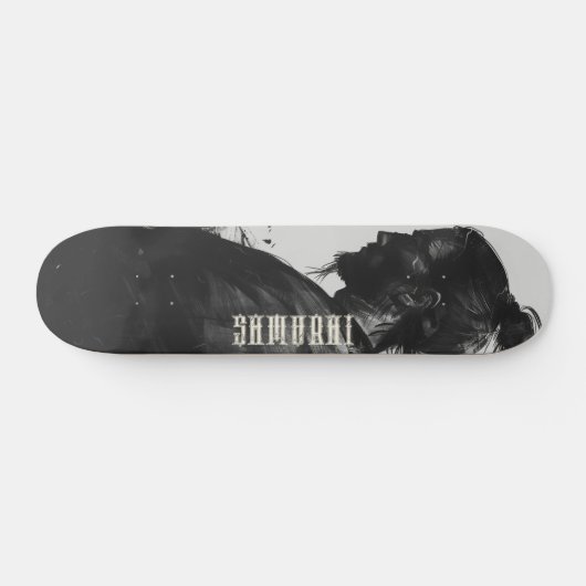 Samurai Warrior Illustration Skateboard (Horizontal)