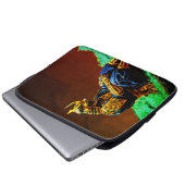 Samurai Warrior in Golden Armor - Episch Japanisch Laptopschutzhülle (Vorne Knopf)