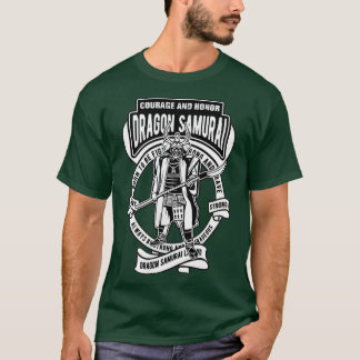 Samurai Warrior Japan Tokyo Kämpfer Stil eng T-Shirt
