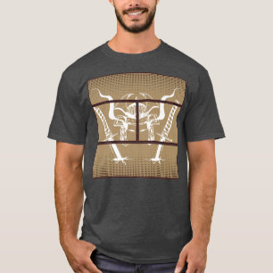 Samurai Warrior Japanisch Bushido Schwerter T-Shirt