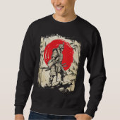 Samurai Warrior Japanischer Hero Japan Schwertsmän Sweatshirt (Vorderseite)
