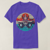 Samurai Warrior Japanischer Retro (2) T-Shirt (Design vorne)