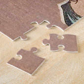 Samurai Warrior Kämpfe auf einem Pferd, Yoshitoshi Puzzle (Seite)