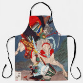Samurai Warrior Kämpfe auf einem Pferd, Yoshitoshi Schürze (Vorderseite)