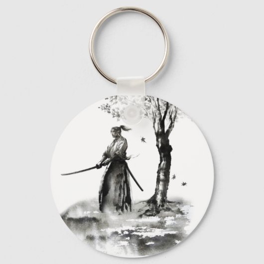 Samurai warrior keychain schlüsselanhänger (Vorderseite)