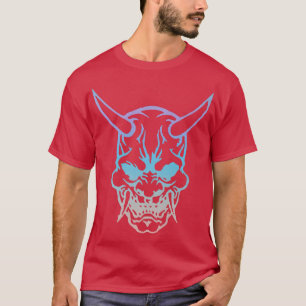 Samurai Warrior Mask, Hannya Oni Maske Japan Anime T-Shirt