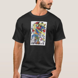 Samurai Warrior mit Spear Tattoo Design T-Shirt