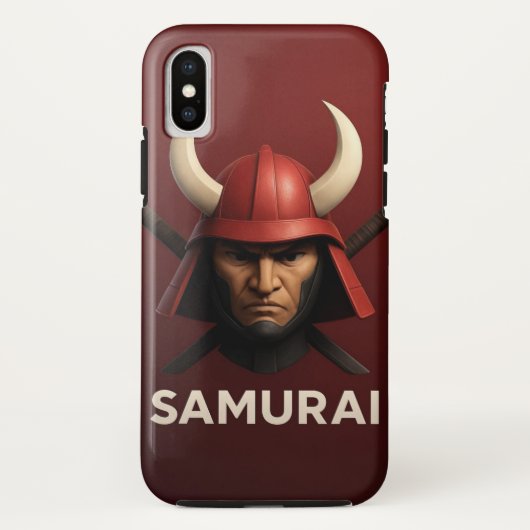 Samurai Warrior Mobile Cover (Rückseite)
