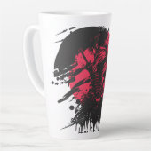 Samurai Warrior Mug – Bushido Code Design Milchtasse (Linke Ecke)