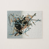 Samurai Warrior Oriental Art 3 Puzzle (Horizontal)