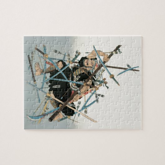 Samurai Warrior Oriental Art 3 Puzzle (Horizontal)