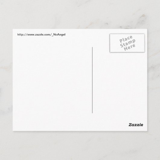 Samurai Warrior Postkarte (Rückseite)