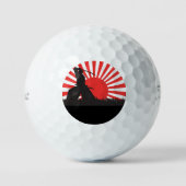 Samurai Warrior Precision Golf Balls Golfball (Vorderseite)