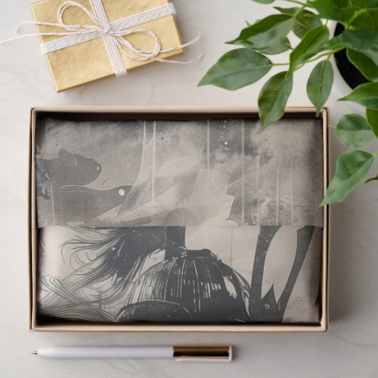 Samurai Warrior Seidenpapier (Geschenk)