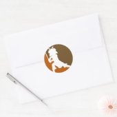 Samurai Warrior Silhouette Sticker (Umschlag)