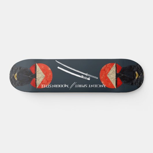 Samurai warrior Skateboard (Horizontal)