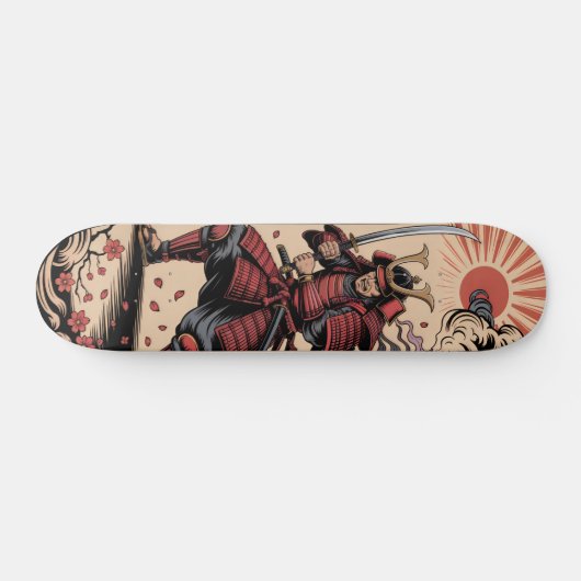 Samurai warrior Skateboard (Horizontal)