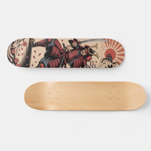 Samurai warrior Skateboard (Horizontal)