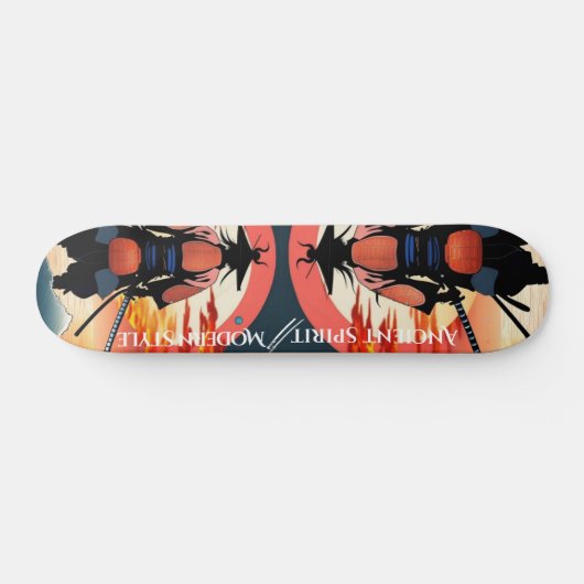 Samurai warrior Skateboard (Horizontal)