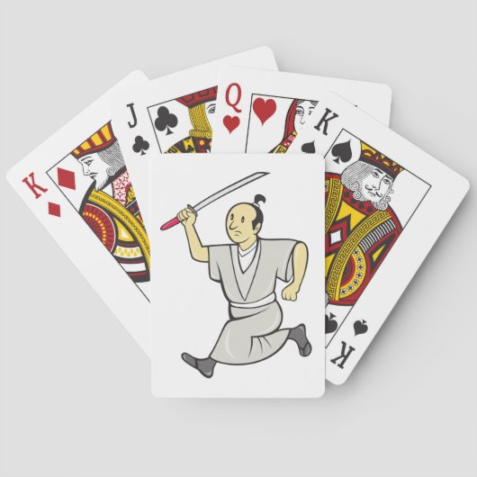 Samurai Warrior Spielkarten (Rückseite)