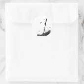 Samurai Warrior Sticker - Japanischer Ink Art Viny (Tasche)