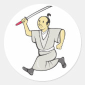 Samurai Warrior Stickers (Vorderseite)