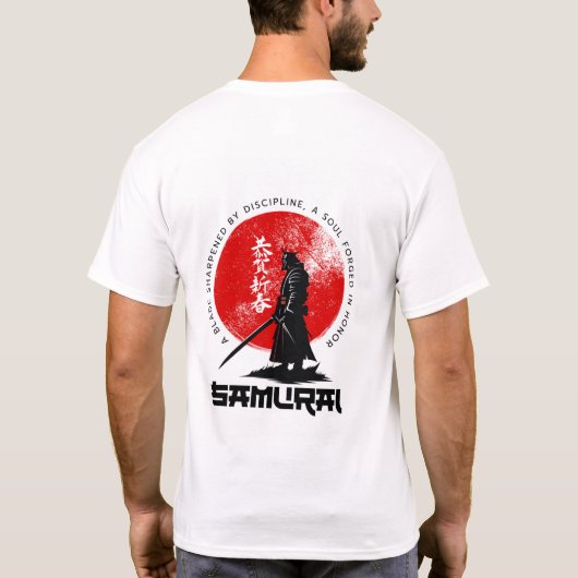 Samurai Warrior T - Shirt (Rückseite)