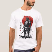 Samurai Warrior T - Shirt - Japanisch Bushido Art (Vorderseite)