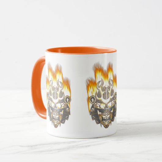 Samurai Warrior Tasse (Vorderseite Links)