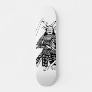 Samurai Warrior Tattoo Design Skateboard