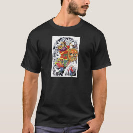Samurai Warrior Tattoo Design T-Shirt