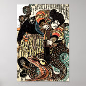 Samurai Warrior tötet Serpent Poster (Vorne)