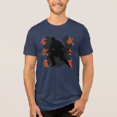 Samurai Warrior Tri-Blend Shirt (Vorderseite)