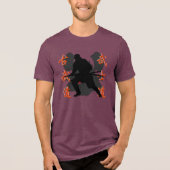 Samurai Warrior Tri-Blend Shirt (Vorderseite)