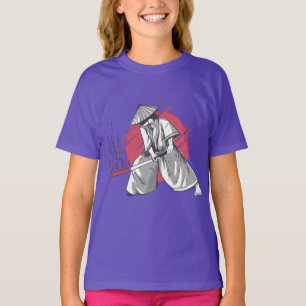 Samurai Warrior trifft auf Katana T-Shirt
