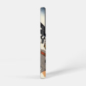 Samurai Warrior und sein Hund - Japanischer Holzbl Samsung Galaxy Hülle (Rechte Seite)