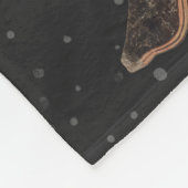 Samurai Warrior Vintage Japanische Kunst Fleecedecke (Ecke)