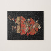 Samurai Warrior Vintage japanische Kunst Puzzle (Horizontal)