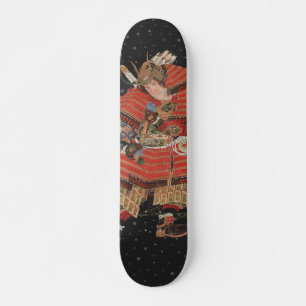 Samurai Warrior Vintage Japanische Kunst Skateboard