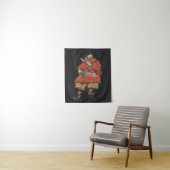 Samurai Warrior Vintage Japanische Kunst Wandteppich (Beispiel)