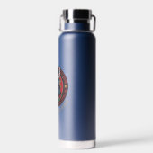 Samurai Warrior Wasserflasche Trinkflasche (Rückseite)