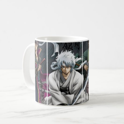 Samurai Warriors Anime-Tasse Kaffeetasse (Vorderseite Links)