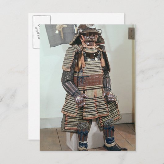 Samurai Warriors Rüstung Postkarte (Vorne/Hinten)
